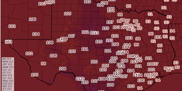 역대급 폭염 덮친 텍사스 … “날씨 관측이래 최고온도 경신”